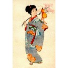 Lady with Branch Shitayaku