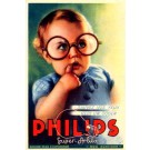 Advert Philips Light Bulb Glasses Wearing Baby