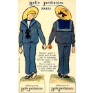 Advert French Department Store Paper Doll Novelty