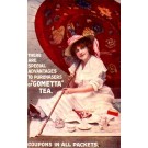 Advert Tea Umbrella Lady British