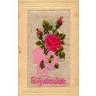 Woven Silk Rose French