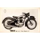 Advert BSA Twin Model A 7 Real Photo