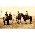 Cow Ladies Horses Real Photo KS