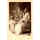 Sephardic Jewish Women Children Real Photo