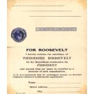 Roosevelt Presidential Campaign Membership