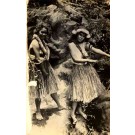 Hula Dancers Real Photo