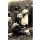 Hawaiian Family Guitar Real Photo