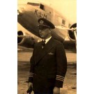 KLM Airlines Pilot Real Photo