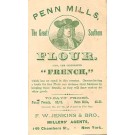 Penn Mills Flour Advert NYC Pioneer
