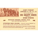 Big Charity Circus Boston Advert MA