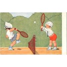 Tennis Players Comic