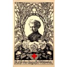 German Kaiserina Red Cross Rose Flowers WWI