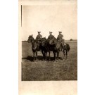 Red Cross Doctors on Horses Real Photo