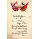 British Flags Crown Poem Birthday