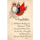 King George V Profile British Flags Poem
