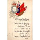 King George V Profile Flags Poem Birthday