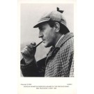 Sherlock Holmes with Pipe Real Photo