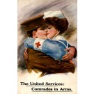 Red Cross Nurse Officer in Love WWI