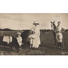 German Crown Prince Family Horse Ponies Real Photo