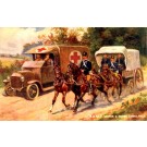 Red Cross Truck Horse-Drawn Carriage WWI Tuck
