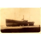 Steamship Tugboat Real Photo