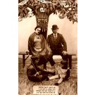 Jewish Family Child with Doll Real Photo