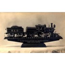 One of Earliest Compound Locomotive Real Photo