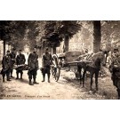 Red Cross Orderly Carrying Wounded Horse WWI