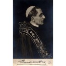 Pope Benedict XV Real Photo