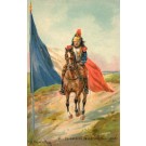 French Flag Curassier on Horse