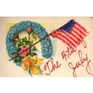 4th of July Flag Flower Roses Patriotic