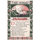 Knight on Horse Birthday Poem