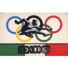 Mexico 1968 Olympics Flet Athlet Rings