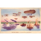 Hudson-Fulton Celebration Biplanes Dirigible