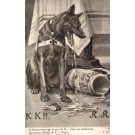 German Dog by Beer Mug