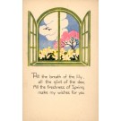 Volland #2646 Flower Lily in Window Poem