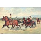 Horse-Drawn Cart Military Cavalry