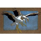 Storks Landing Woodblock