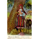 Turkish Peasant Mother Holding Baby Sheep