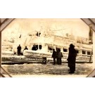 Ice Covered Steamer Alaska 1916 Real Photo