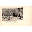 Old Engraving Showing Masonic Ceremony