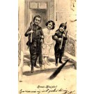 Girl between Two Chimney Sweeps