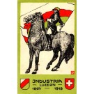 Swiss Industrial Fair Horse Poster Style