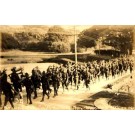 Hawaii Marching Military 1913 Real Photo