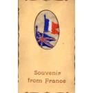 Embroidered Silk French Flag