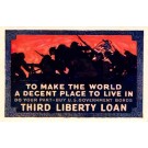 Advert Third Liberty Loan WWI Poster