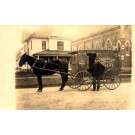 Horse-Drawn Wagon Real Photo