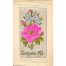 Flowers Woven Silk Novelty French