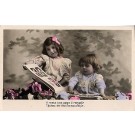 Children w/ Postcard Album RP French