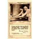 Mark Twain Playing Billiards